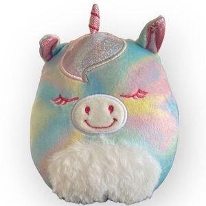Squishmallows Rodina Tie Dye Unicorn 5” Plush Stuffed Animal NEW